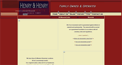 Desktop Screenshot of henryandhenrymonuments.com